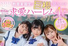 STARS-308 年轻的三巨头齐聚校园!实习老师被榨成人干!-沐风文化